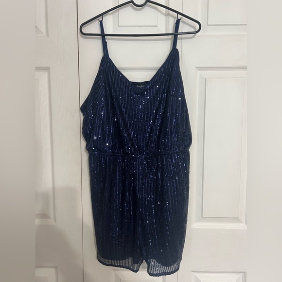taylor swift eras navy blue sequin romper - Picture 1 of 2